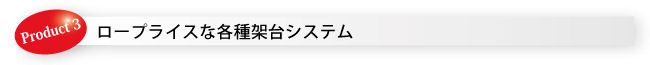 販売デバイス３　アルミ製架台